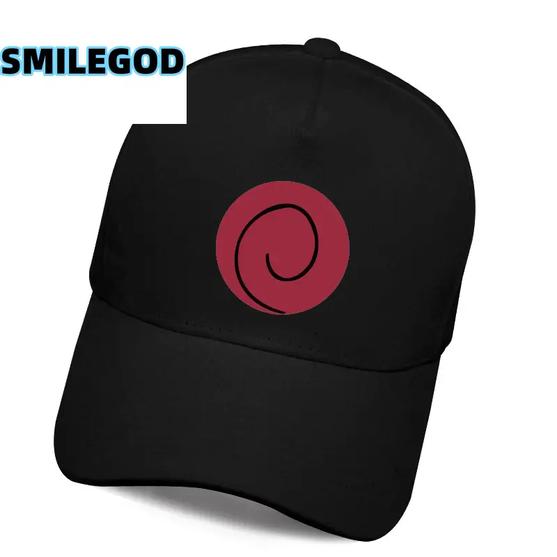 Blue Anime Hat with Red Spiral Logo for Youth - Image 3