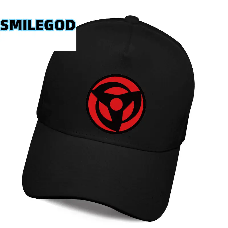 Blue Anime Hat with Red Spiral Logo for Youth - Image 4