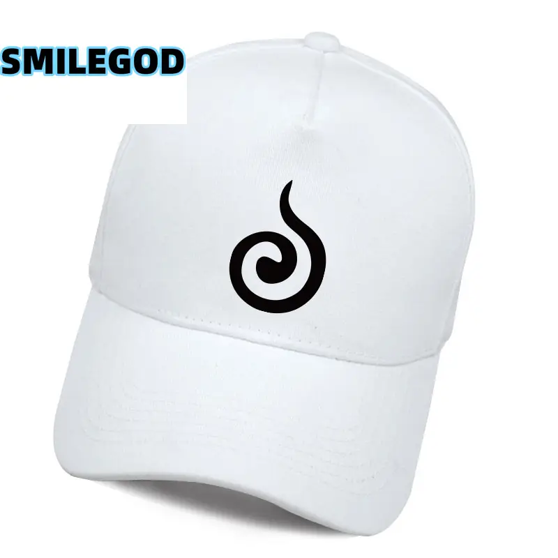 Blue Anime Hat with Red Spiral Logo for Youth - Image 9
