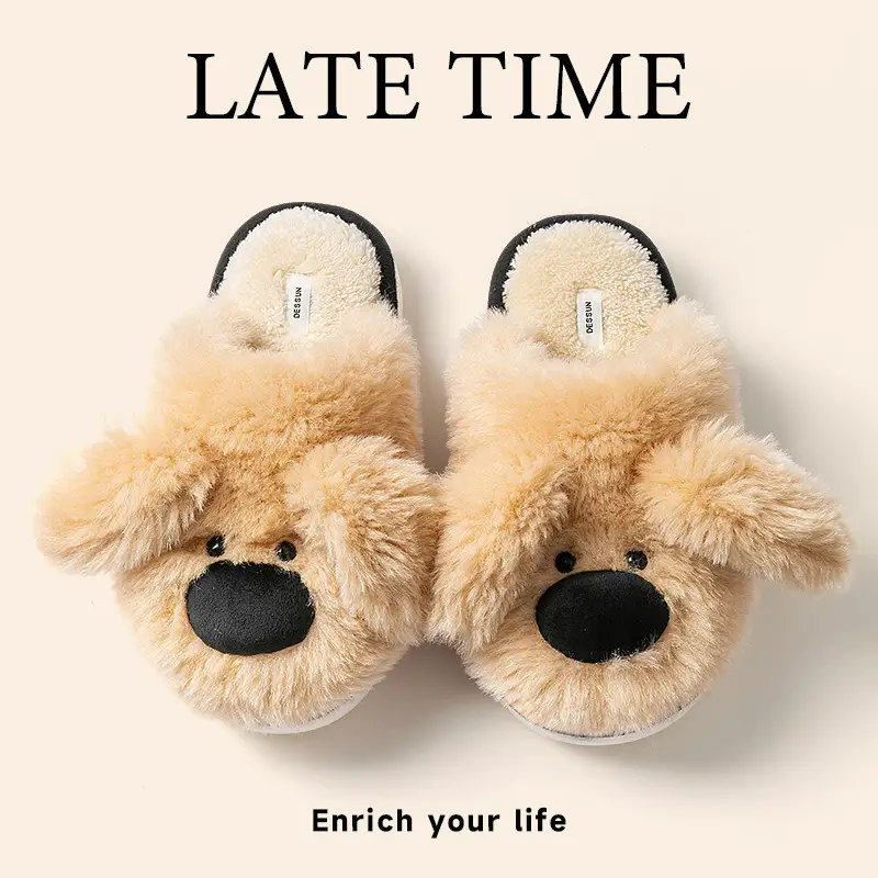 Women's Poop Feeling Cotton Slippers Winter Warm - Image 6