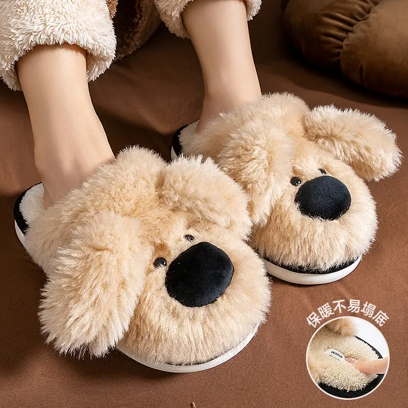 Women's Poop Feeling Cotton Slippers Winter Warm - Image 9