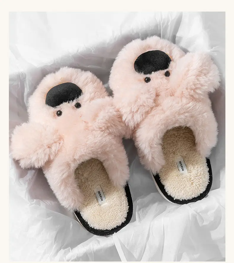 Women's Poop Feeling Cotton Slippers Winter Warm — feature 12