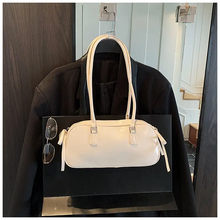 Women's Red Leather Satchel Shoulder Bag 2025 — feature 29