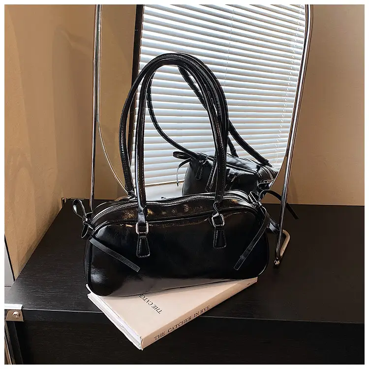 Women's Red Leather Satchel Shoulder Bag 2025 — feature 31