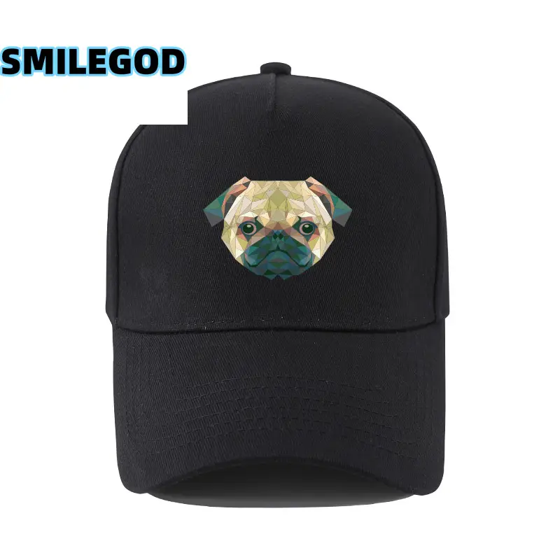 White Dog Face Baseball Cap Unisex Sun Protection - Image 12