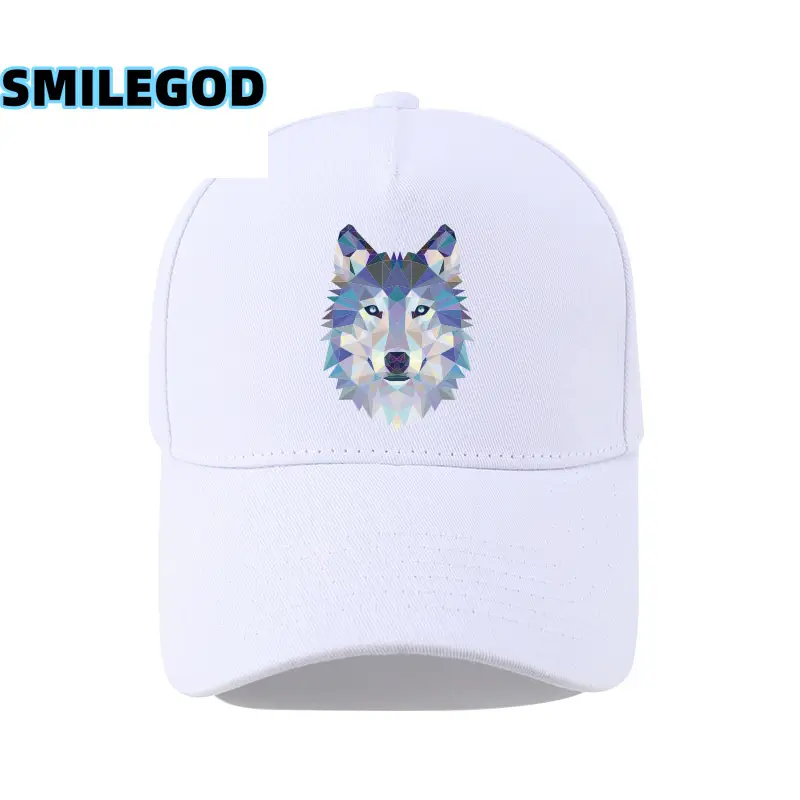 White Dog Face Baseball Cap Unisex Sun Protection - Image 16