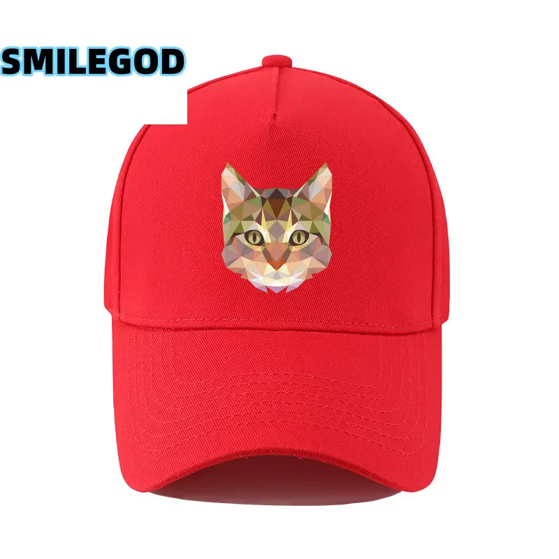 White Dog Face Baseball Cap Unisex Sun Protection - Image 2