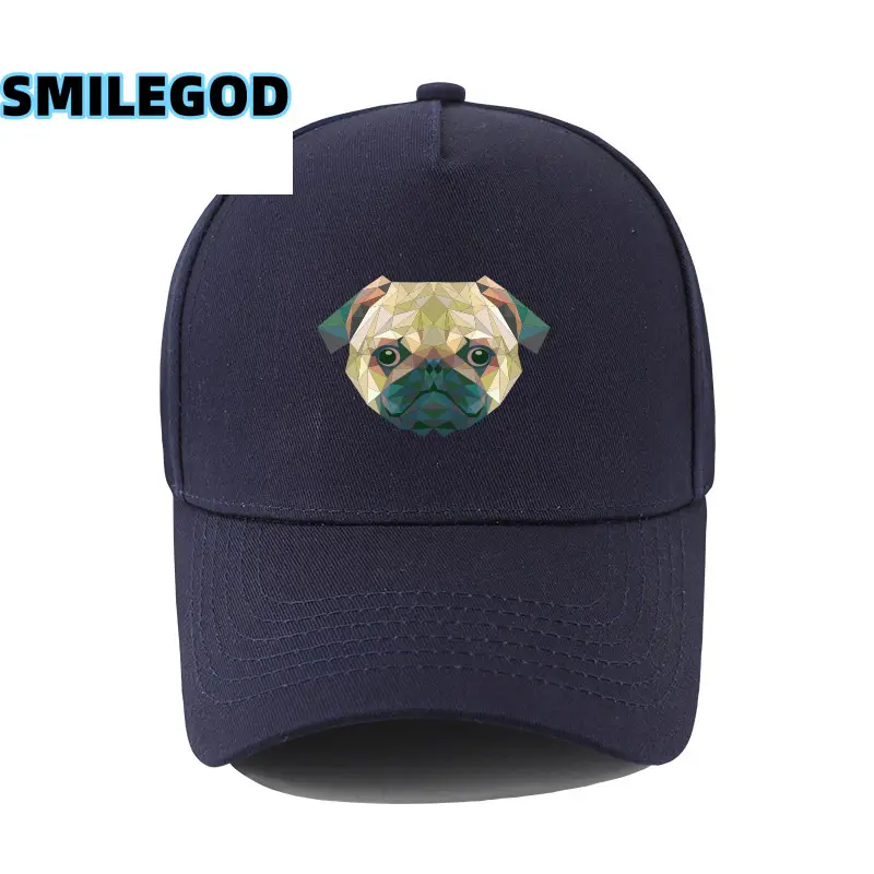 White Dog Face Baseball Cap Unisex Sun Protection - Image 24
