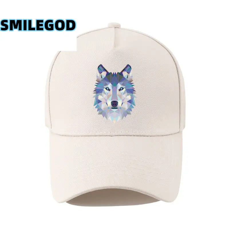 White Dog Face Baseball Cap Unisex Sun Protection - Image 28