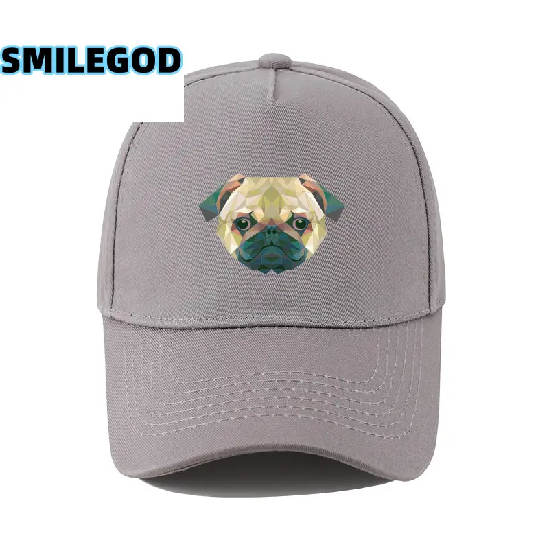 White Dog Face Baseball Cap Unisex Sun Protection - Image 36
