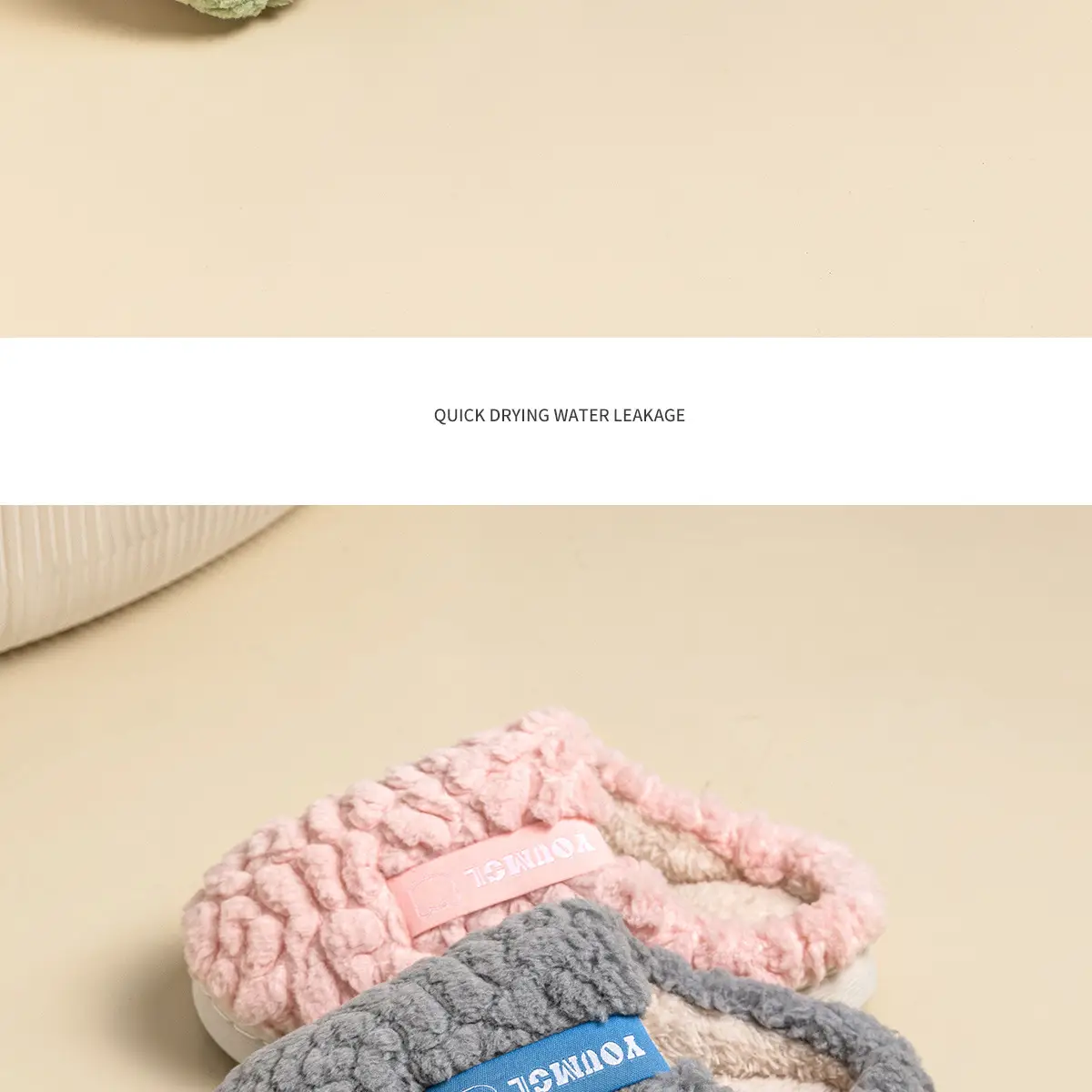 Green Cotton Slippers for Girls Autumn Winter 2024 — feature 21