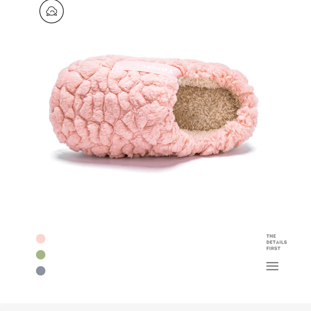 Green Cotton Slippers for Girls Autumn Winter 2024 — feature 7