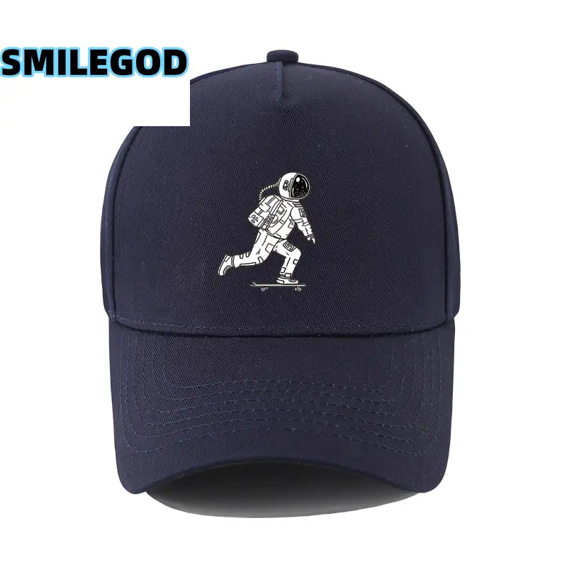 Men's Astronaut Cartoon Cap White Korean Fashion - Image 22