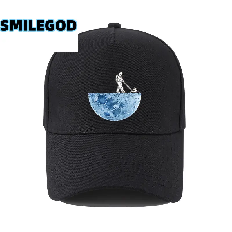 Men's Astronaut Cartoon Cap White Korean Fashion - Image 29