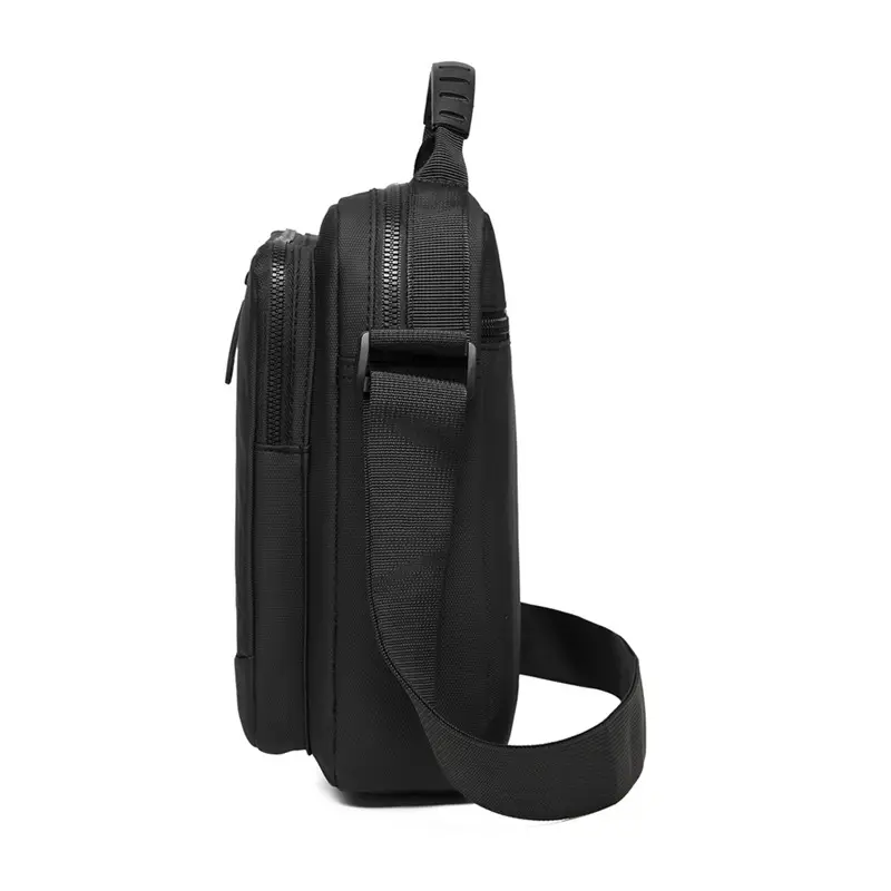 Men's Crossbody Shoulder Bag Blue Black Portable Commuting - Image 6