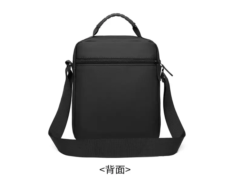 Men's Crossbody Shoulder Bag Blue Black Portable Commuting — feature 19