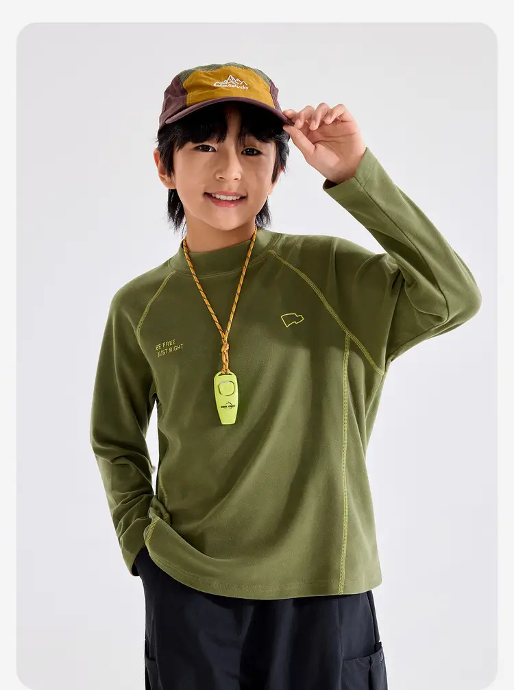 Anti-Static Warm Fleece Boys Shirt 2025 Spring Long Sleeve — feature 36