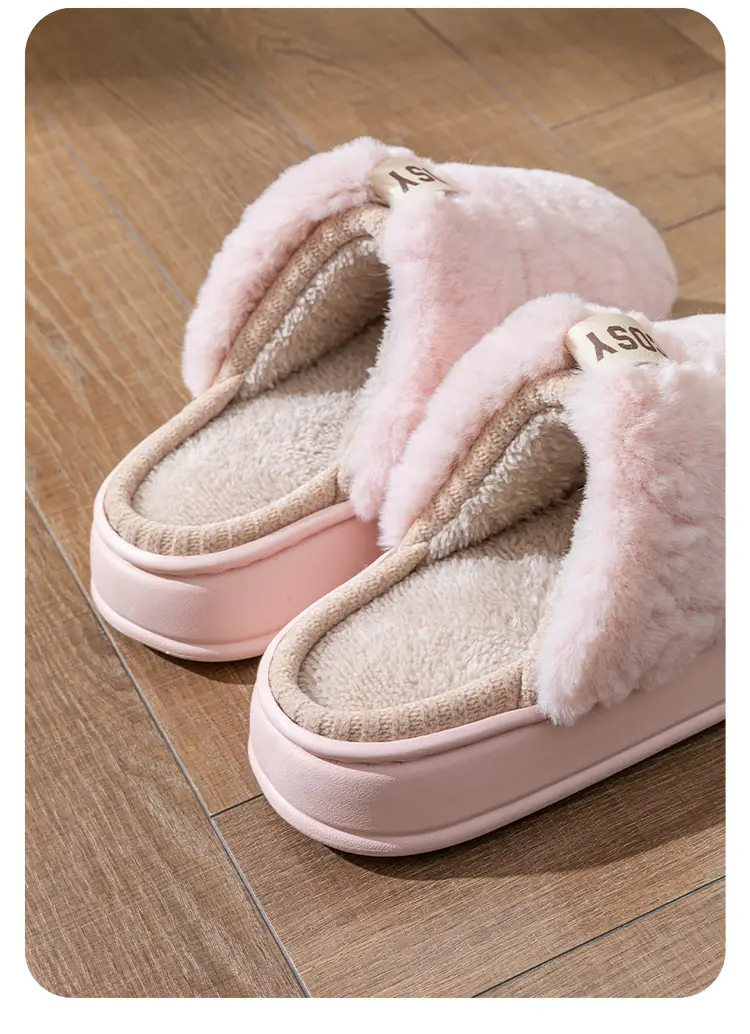 Women Fleece Lined Warm Slippers Autumn Winter 2025 — feature 15