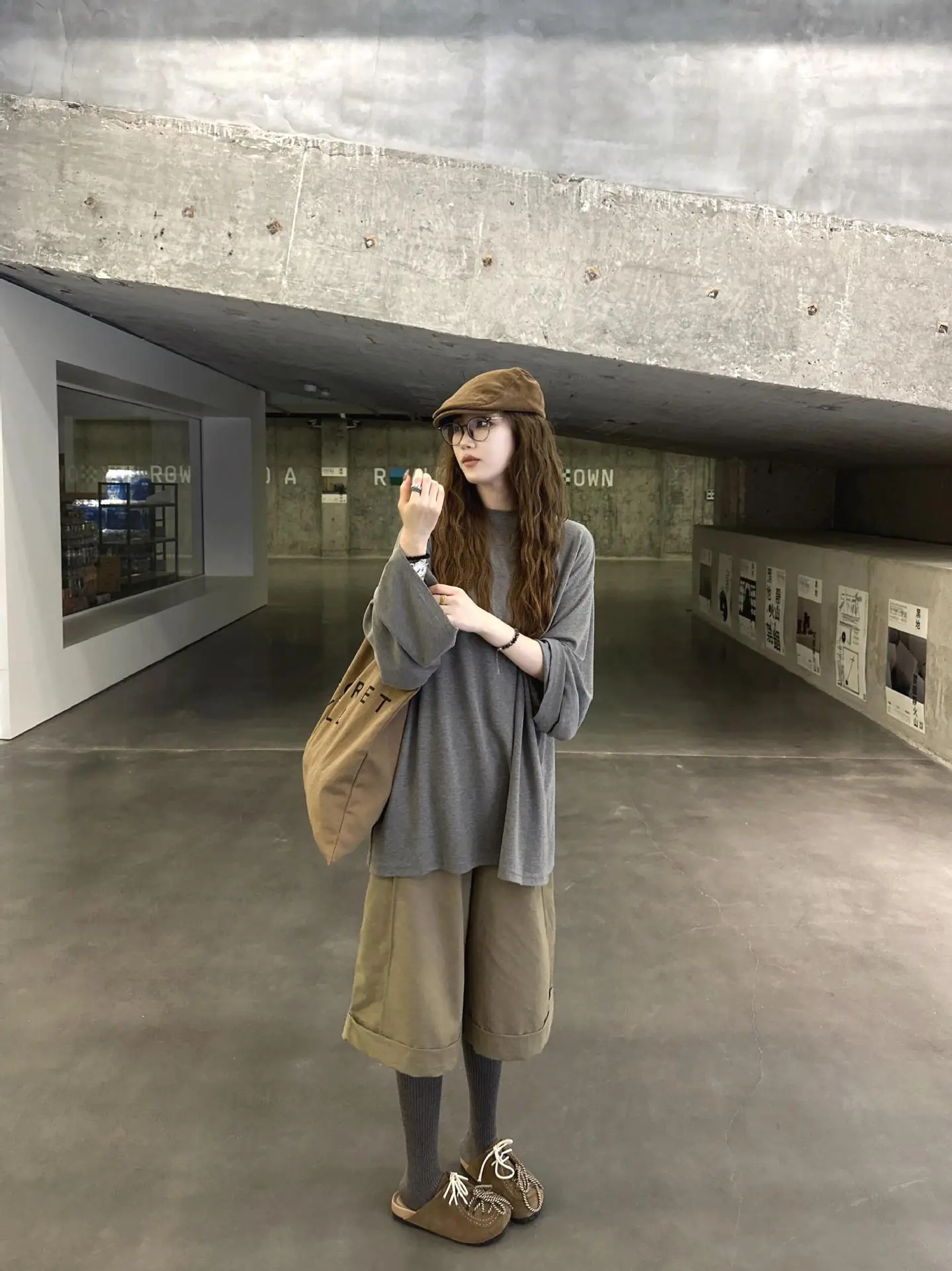 Women Brown Suede Forward Cap Small Beret — feature 2