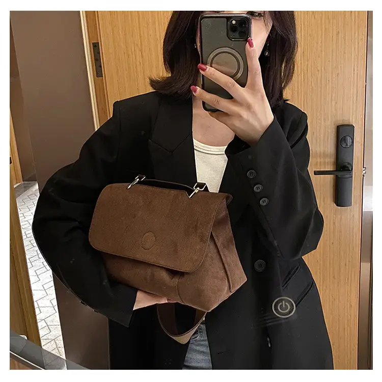 Frosted Envelope Bag Women Brown New Size Shoulder Crossbody — feature 10