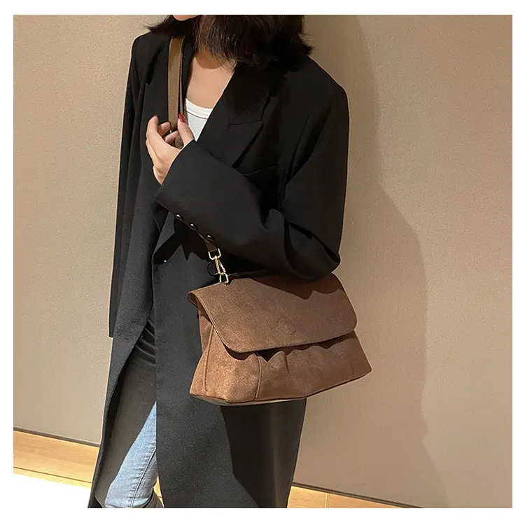 Frosted Envelope Bag Women Brown New Size Shoulder Crossbody — feature 14