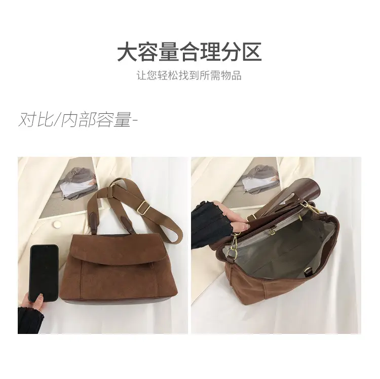 Frosted Envelope Bag Women Brown New Size Shoulder Crossbody — feature 7