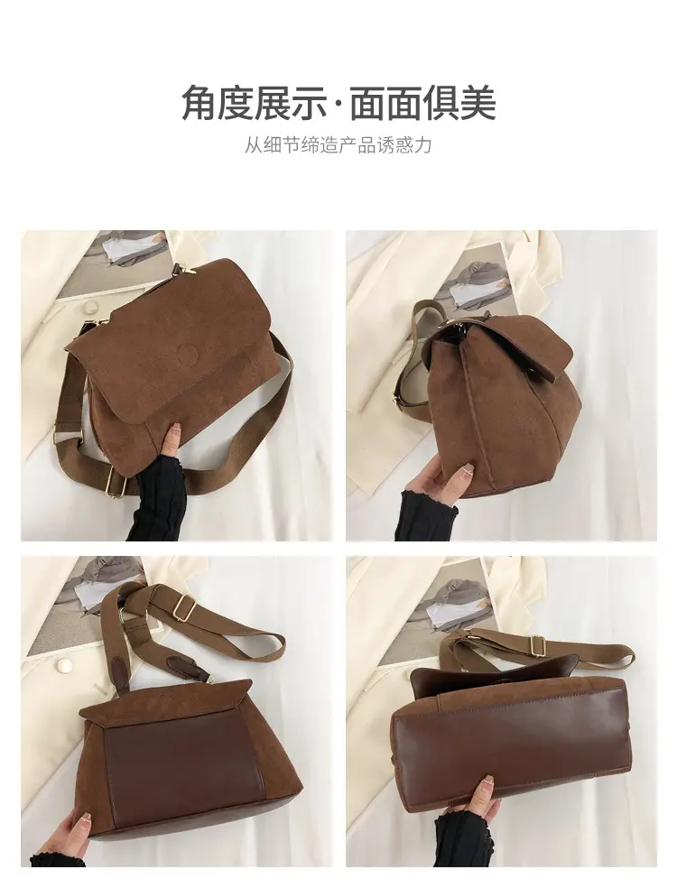 Frosted Envelope Bag Women Brown New Size Shoulder Crossbody — feature 8