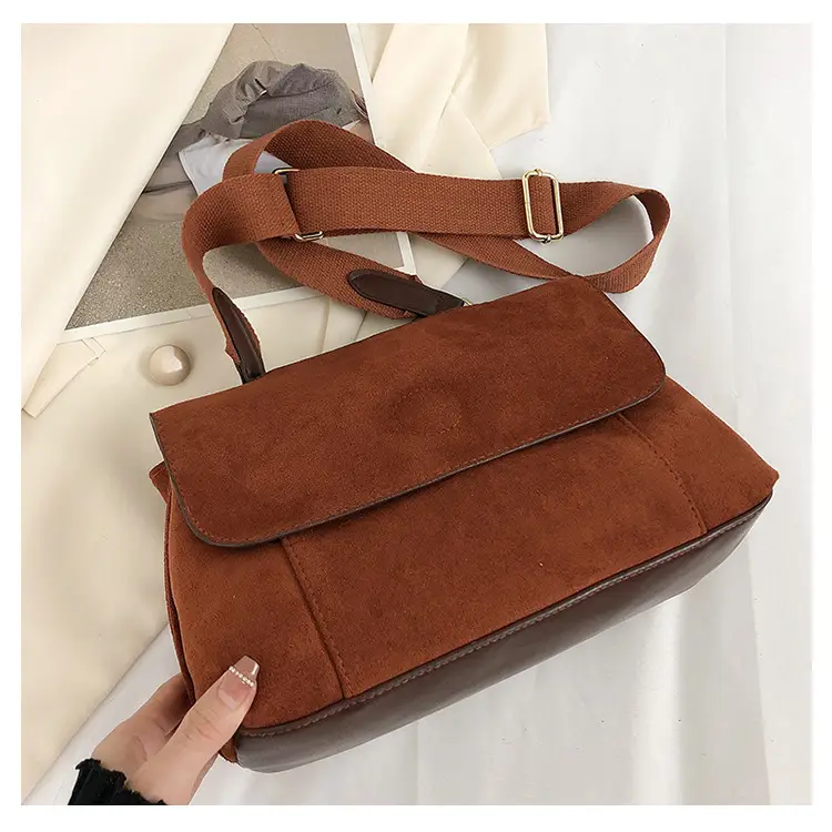 Frosted Envelope Bag Women Brown New Size Shoulder Crossbody - Image 3
