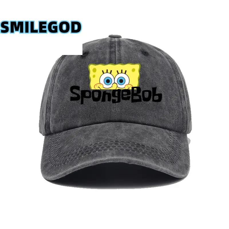Spongebob Cap for Men Women Blue Baseball
