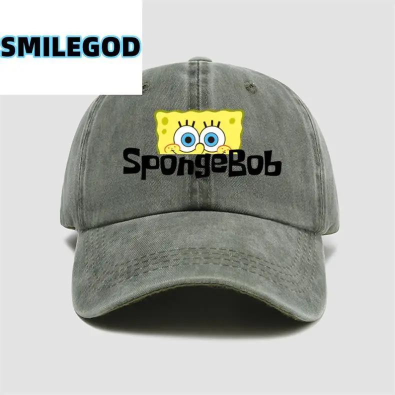 Spongebob Cap for Men Women Blue Baseball — feature 5