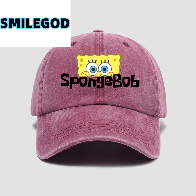 Spongebob Cap for Men Women Blue Baseball