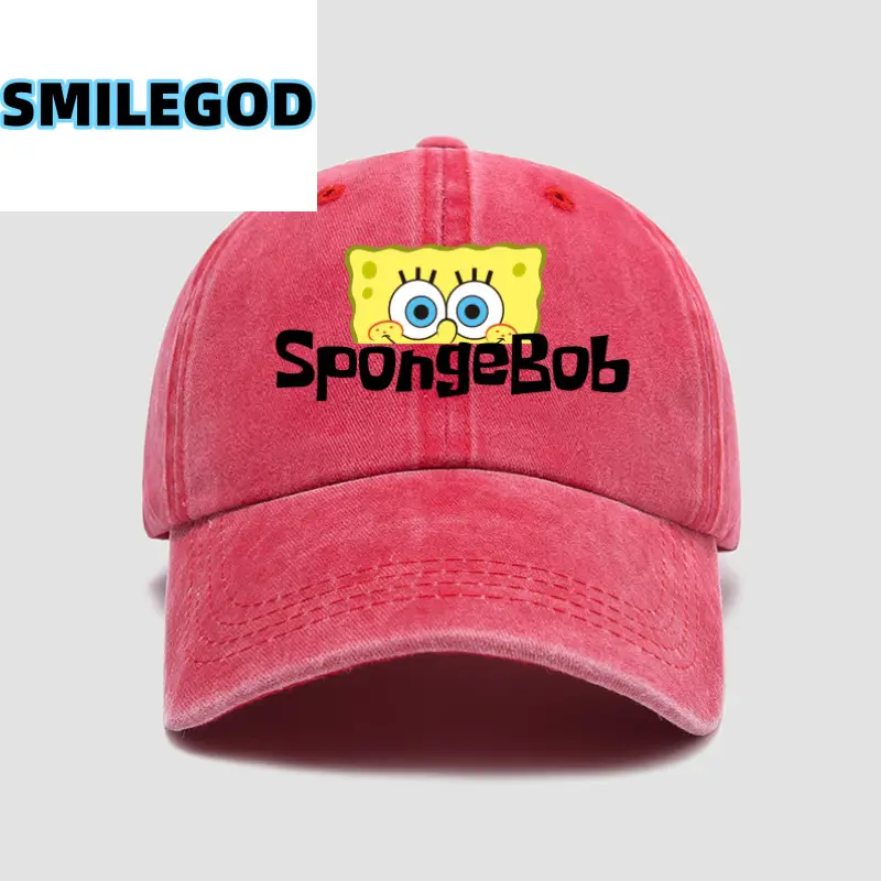 Spongebob Cap for Men Women Blue Baseball