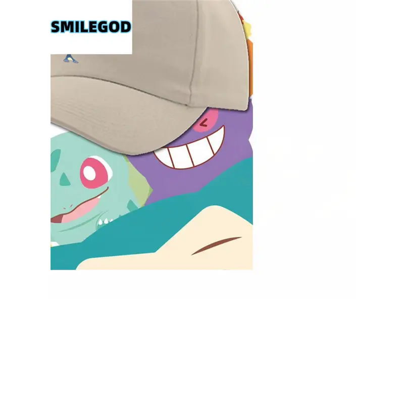 Pokémon Hat Pikachu Eevee Gengar Red Unisex - Image 33