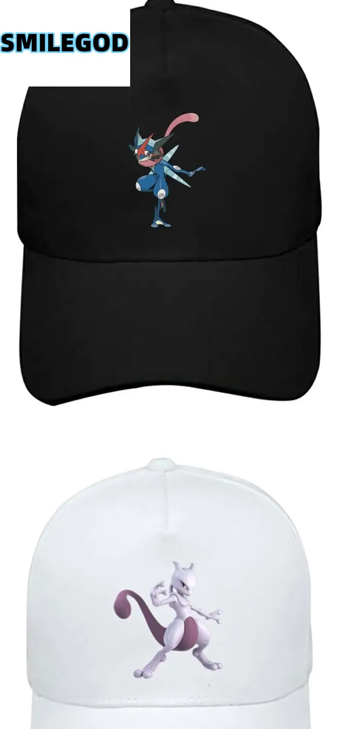 Pokémon Hat Pikachu Eevee Gengar Red Unisex — feature 3