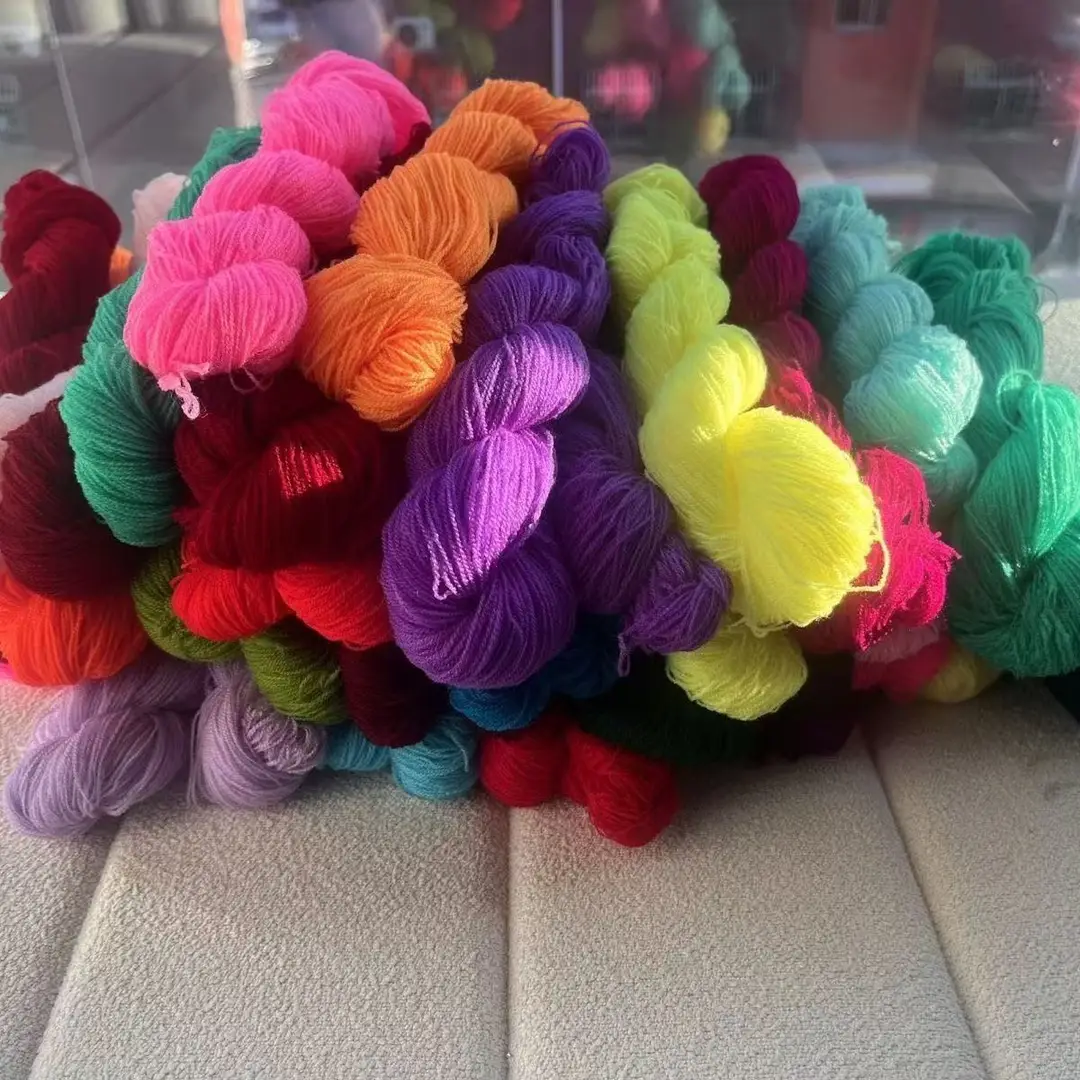 20g Bulk Acrylic Yarn Expanded Yarn Fine Thread Miao Embroidery Thread for Knitting Handmade Dolls