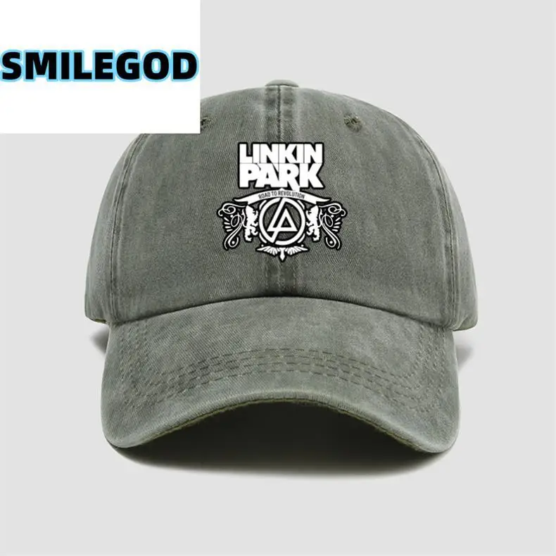Linkin Park Grey Cap for Men Women — feature 5