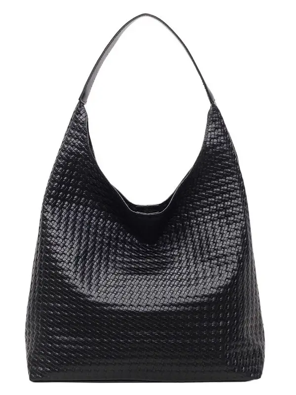 Black Mesh Crossbody Bag for Women Large Capacity
