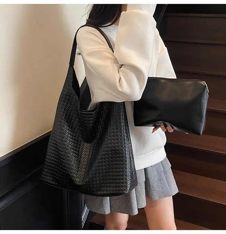 Black Mesh Crossbody Bag for Women Large Capacity — feature 22