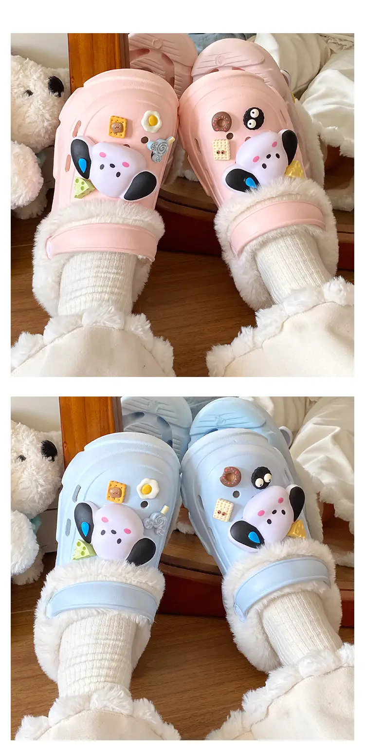 Women's Plush Croc Winter Shoes with Arch Support — feature 13