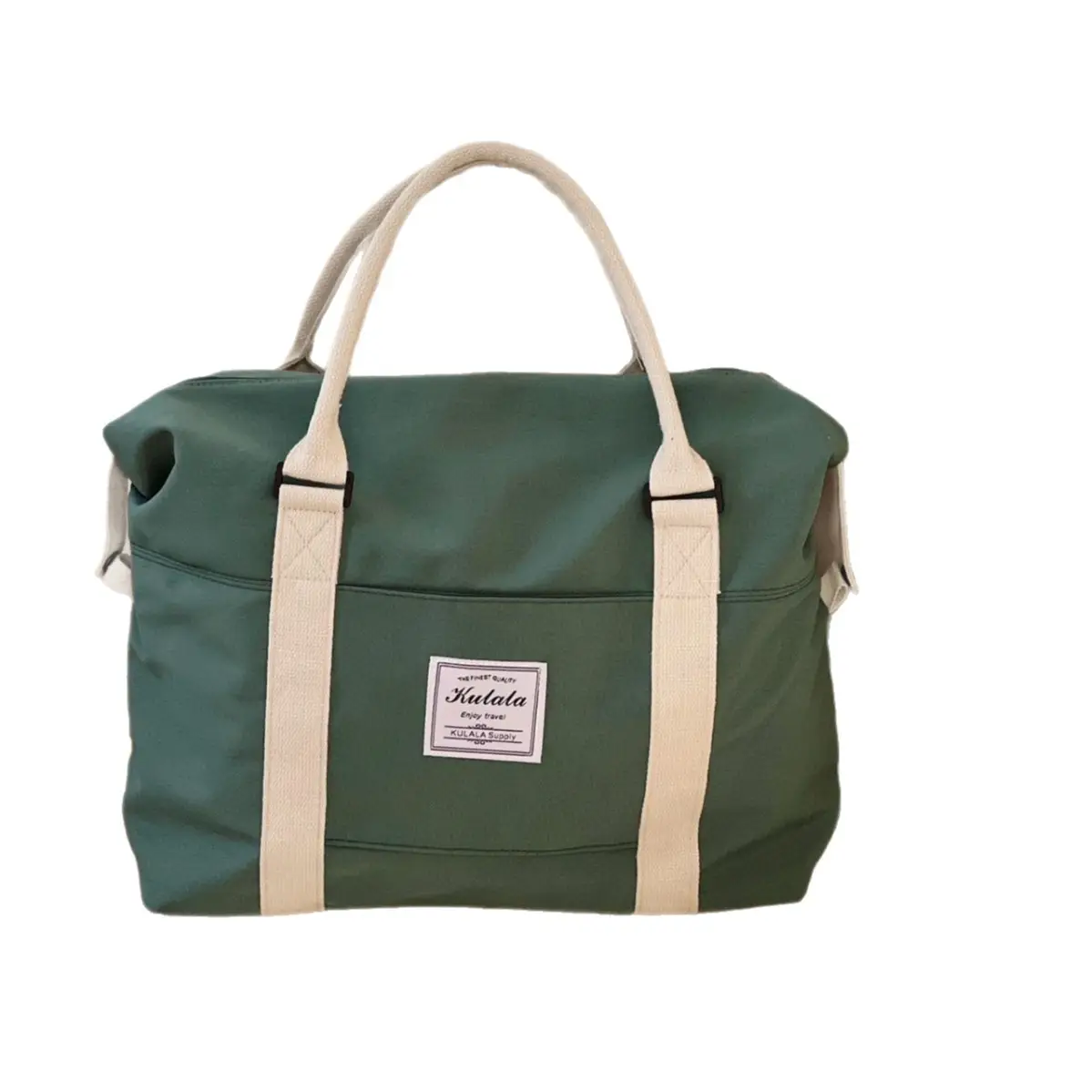 Gray Cotton Large Travel Yoga Bag 2024 - Image 12