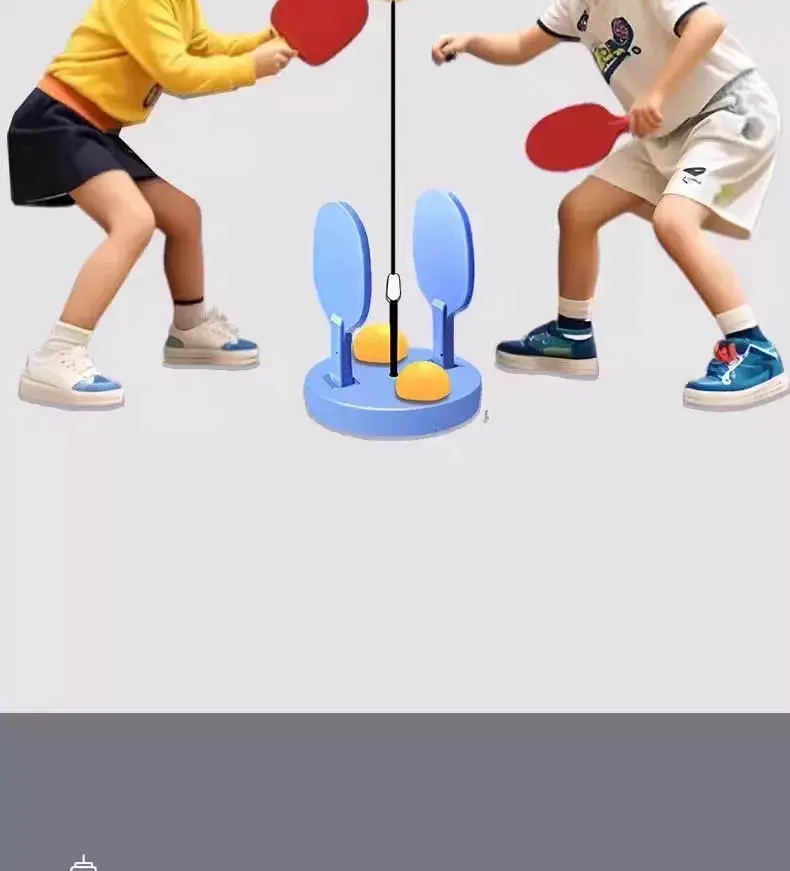 Table Tennis Trainer Wobble Fixed Student Home Lazy Hand Tool Double Single Practice Device Self-Training Device — feature 6