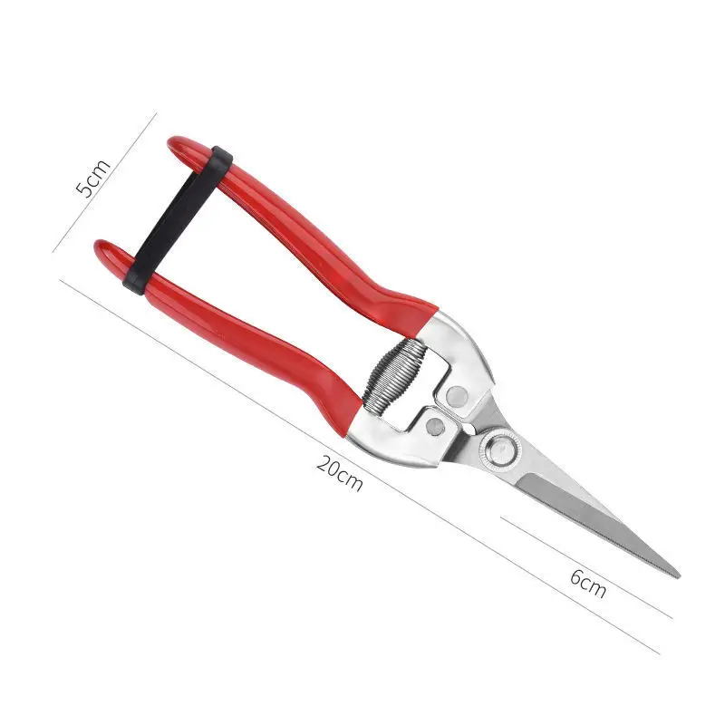 Japanese Imported Stainless Steel Gardening Scissors Pruning Shears for Cutting Branches Special Scissors Pruning Scissors Floral Scissors Free Shipping