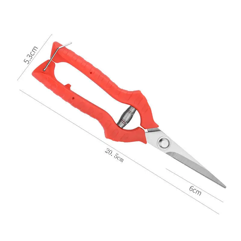 Japanese Imported Stainless Steel Gardening Scissors Pruning Shears for Cutting Branches Special Scissors Pruning Scissors Floral Scissors Free Shipping