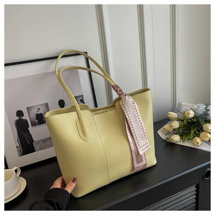Women Large Capacity Cross-Border Tote Bag Beige — feature 18