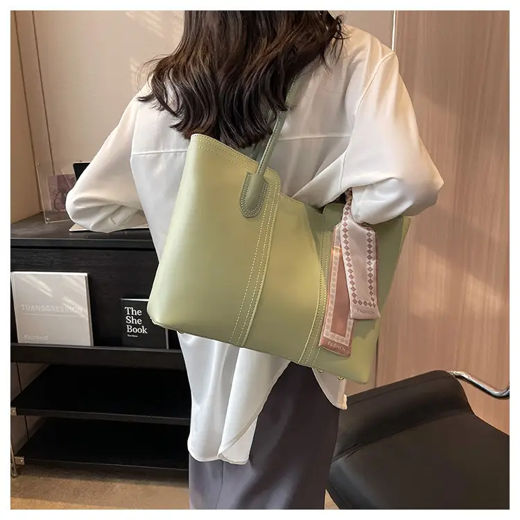 Women Large Capacity Cross-Border Tote Bag Beige — feature 27
