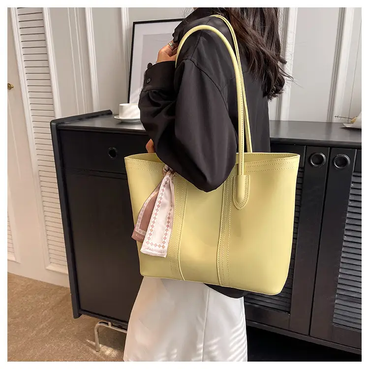 Women Large Capacity Cross-Border Tote Bag Beige — feature 28
