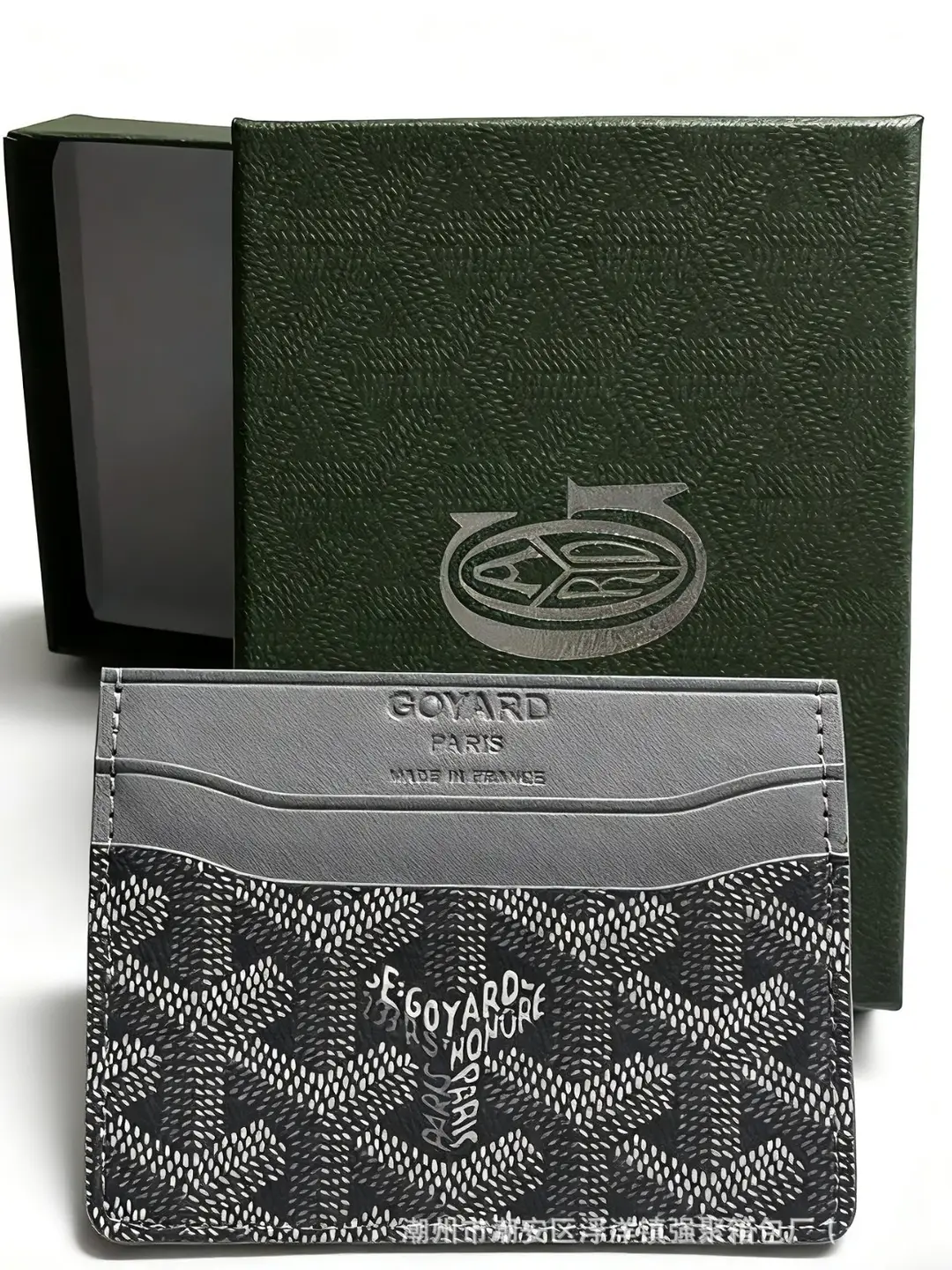 Goya Goyard Small Card Holder Ultra-Thin Classic Dog Tooth Letter Print Card Holder Women's Storage Card Holder Wallet
