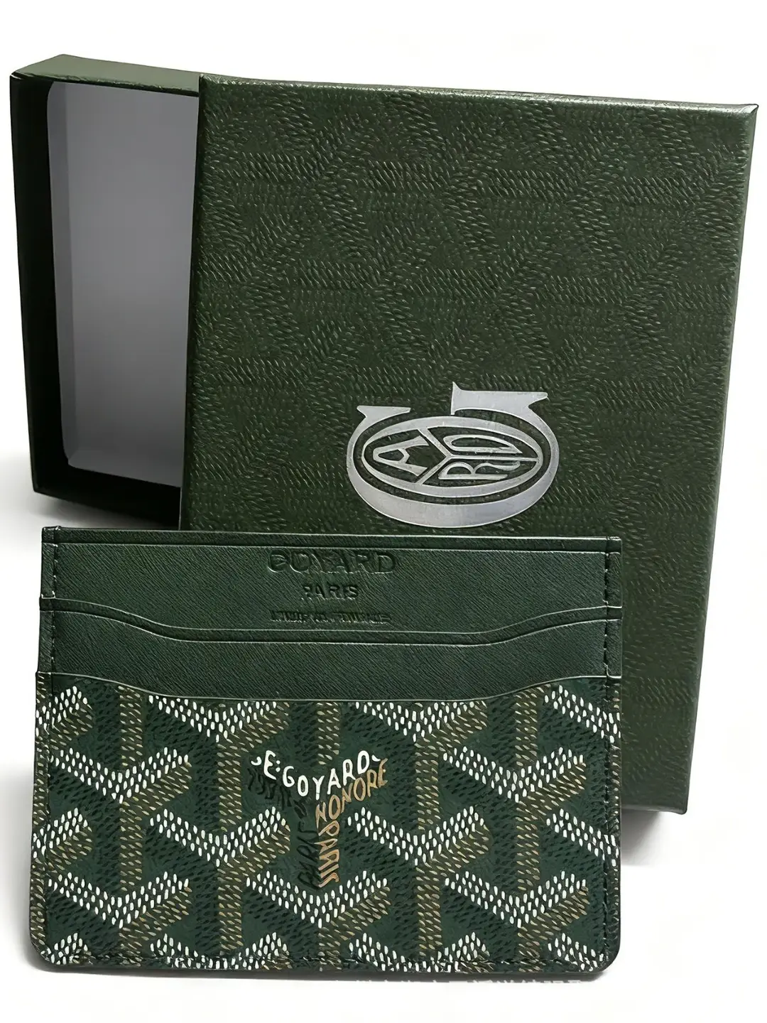 Goya Goyard Small Card Holder Ultra-Thin Classic Dog Tooth Letter Print Card Holder Women's Storage Card Holder Wallet
