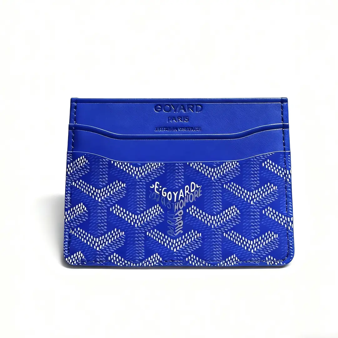 Goya Goyard Small Card Holder Ultra-Thin Classic Dog Tooth Letter Print Card Holder Women's Storage Card Holder Wallet
