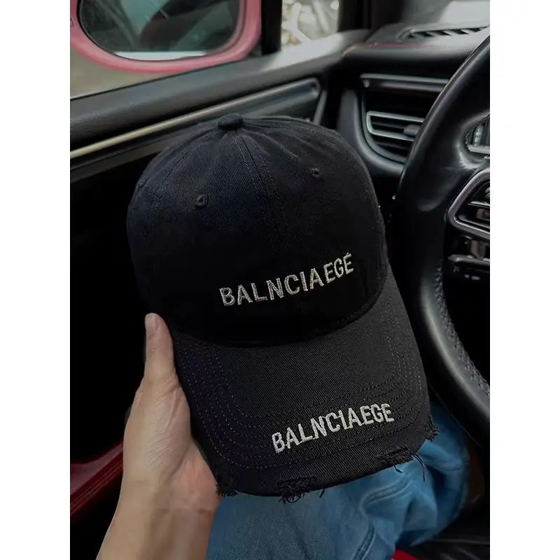 Maroon Embroidered Baseball Cap with Wide Brim - Image 10